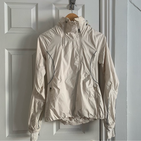 Lululemon White Zipper Reflective Track Jacket - Picture 16 of 16